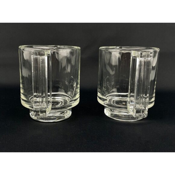 Vintage Fidenza Italy glass creamer, clear glass Joe Colombo, Mid Century 1960s - Picture 4 of 9